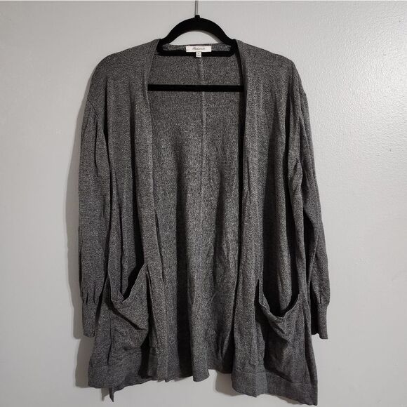 Madewell Open Cardigan w/ Pockets - Picture 1 of 5